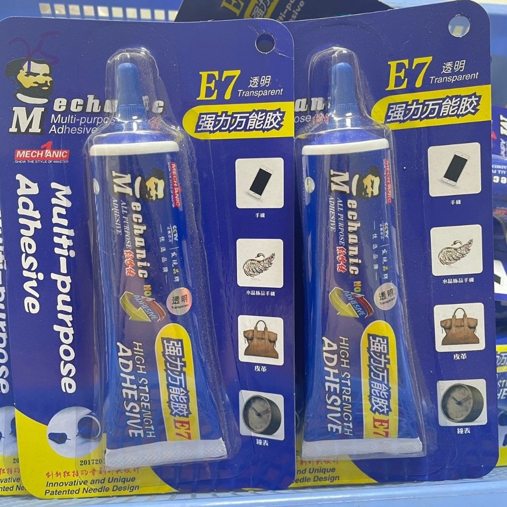 Keo dán Đa Năng,Keo Dán E7 Chính Hãng Hiêu Mechanic Dung Tích 50ML Trong Suốt Có Độ Bám Dính Cực Cao