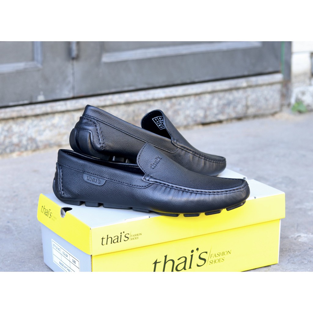 Giày Da Nhập Khẩu Thái Lan - Da Bò Thật 100% - Bảo Hành 24 Tháng - TH05 trơn