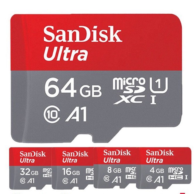 Thẻ Nhớ Chính Hãng Sandisk 4G 8G 16G 32G 64Gultra | DSS 32GB tốc độ Cao - Chuyên dụng Camera Hành trình, Cam Wifi