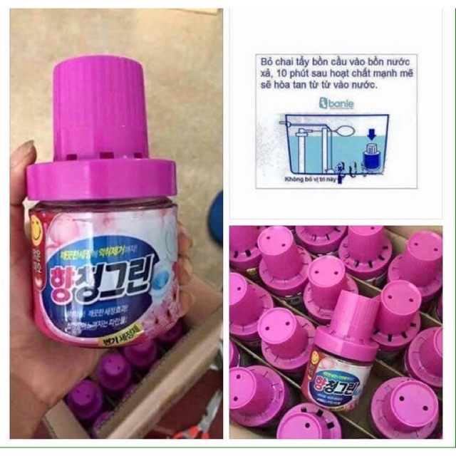 Chai tẩy bồn cầu hàn quốc