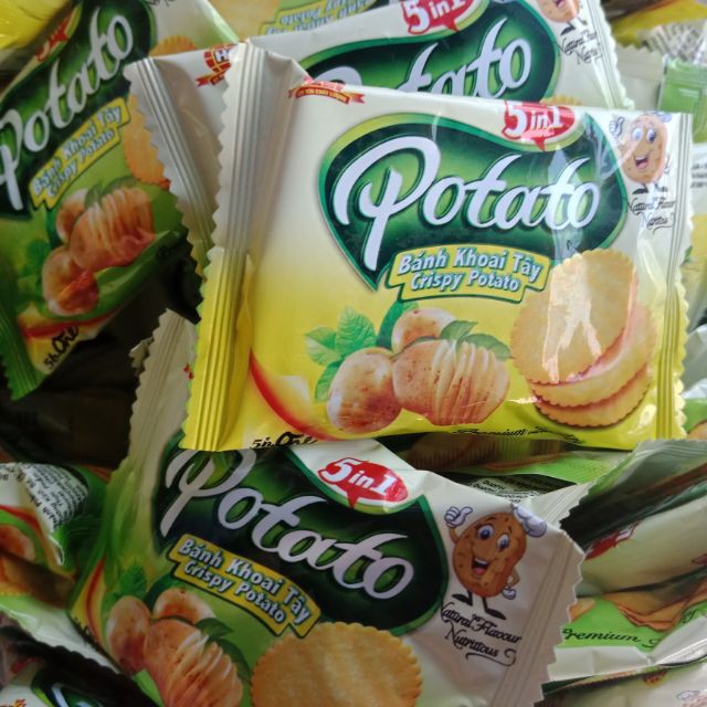 500g Bánh Khoai Tây Potato Minh Phát Thơm Ngon Giòn Tan Ăn Vặt Lel