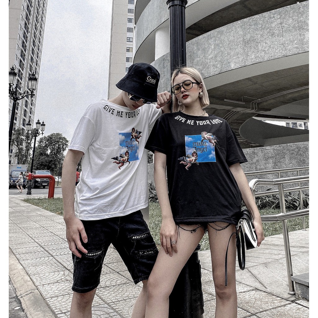 Áo Phông Rộng Dáng Unisex Cho Cả Nam Và Nữ - Áo Thun Thiết Kế In 5D - Chất Vải Cotton Cao Cấp Dày Dặn Mặc Cực Thích T1 [ | BigBuy360 - bigbuy360.vn