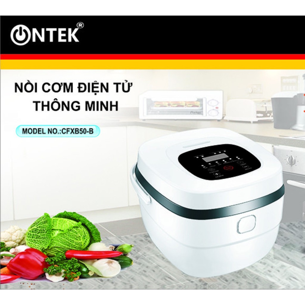 NỒI CƠM ĐIỆN TỬ THÔNG MINH CFXB50-B HIỆU ONTEK ĐA CHỨC NĂNG CAO CẤP