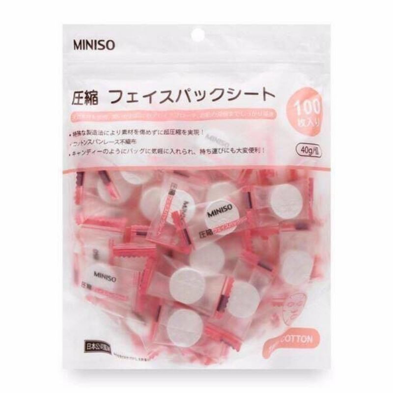 Mặt nạ giấy nén Miniso
