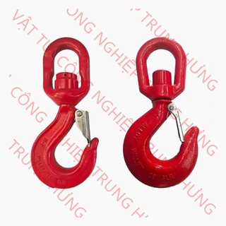 MÓC CẨU XOAY - 1, 2, 3, 5 TẤN  Móc Cẩu Chốt An Toàn – Chịu Lực Cao, Chất Liệu Siêu Bền