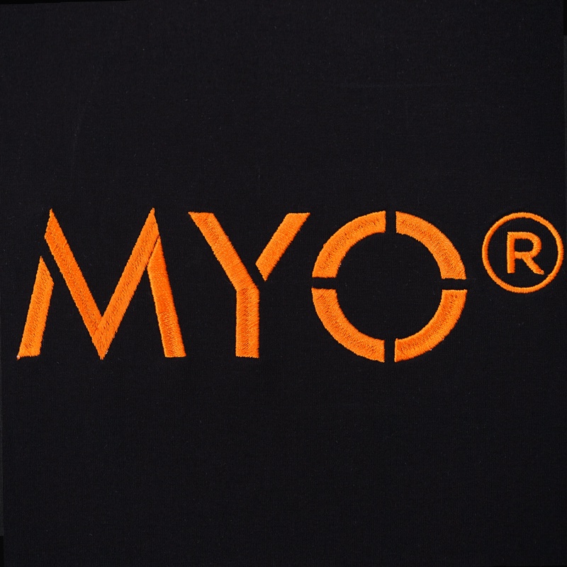 Áo Thun Đẹp MYO Vải Cotton Thêu Hình Core Black/White