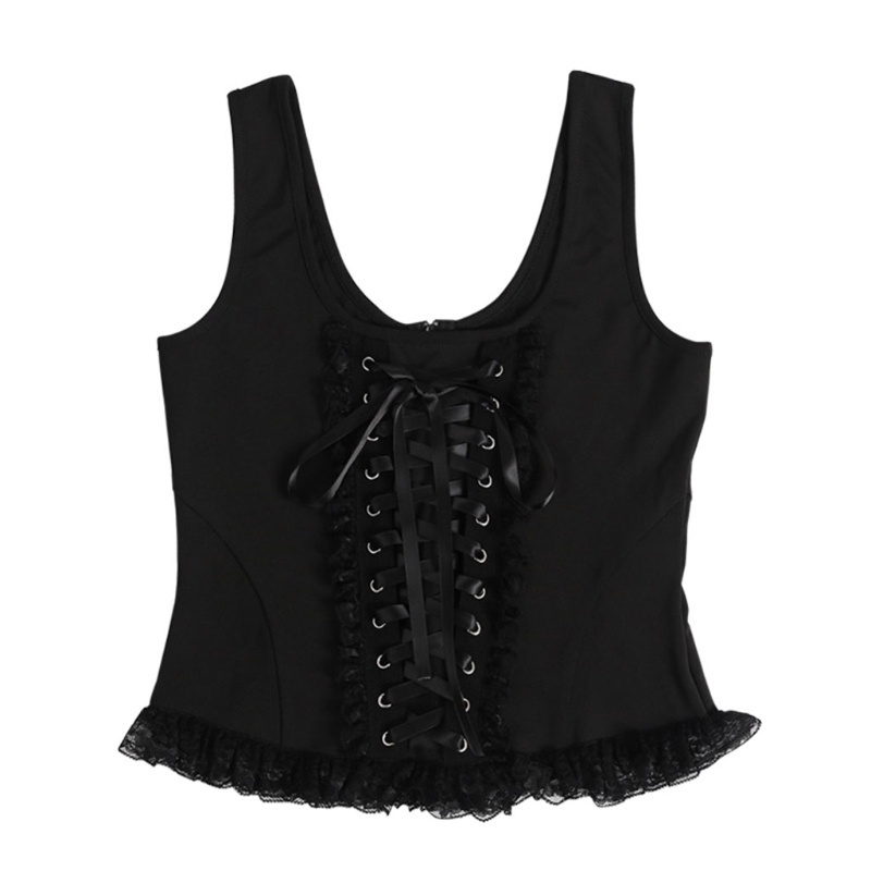XIXI Áo corset phối ren phong cách gothic cổ điển gợi cảm cho nữ | BigBuy360 - bigbuy360.vn