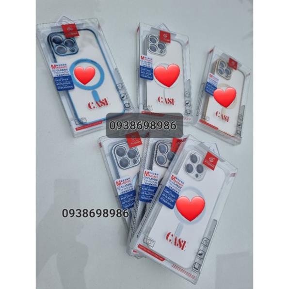 Ốp lưng viền màu bảo vệ Camera iPhone 12 pro max ,13,13 pro ,13 pro max Kst hỗ trợ sạc Magsafe
