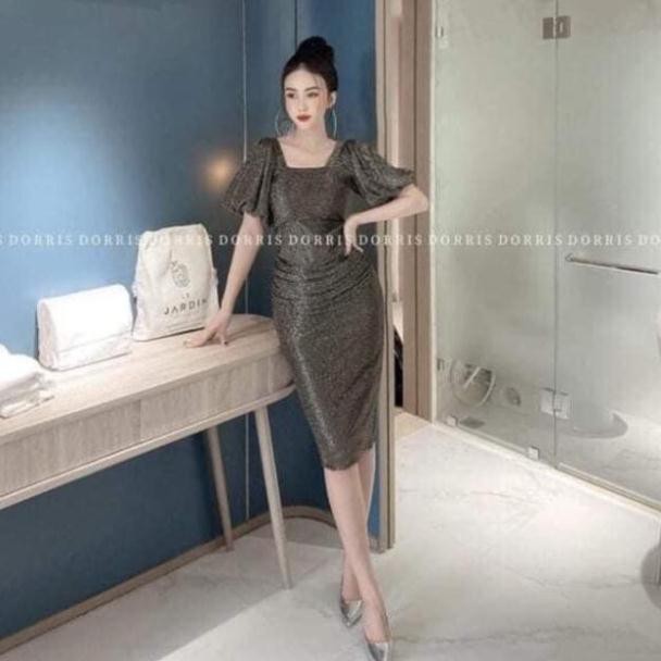 Body ánh nhũ tay bồng