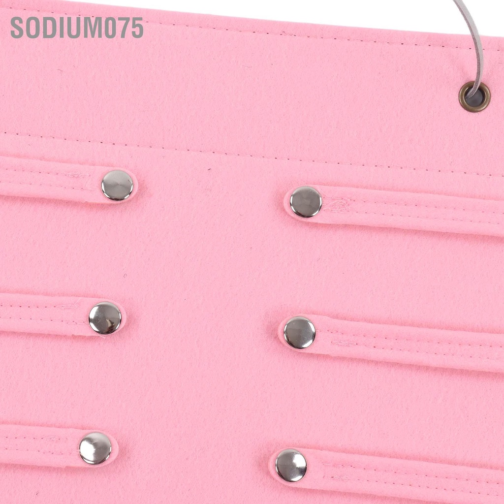 Sodium075 Giá đỡ lưu trữ nơ cài tóc Cô gái nỉ Treo tường băng đô Người tổ chức cho Phụ kiện kẹp