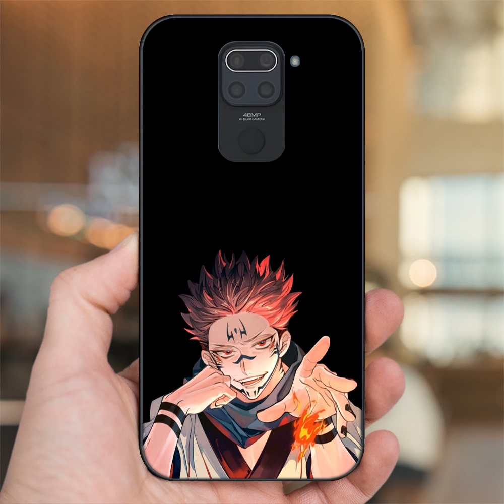 Ốp lưng Xiaomi Redmi Note 9 viền đen in hình Yuji Jujutsu Kaisen
