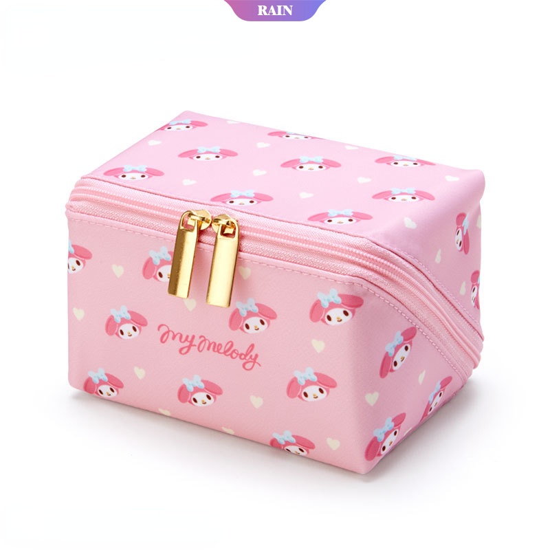 Túi Đựng Bút Chì / Mỹ Phẩm Sức Chứa Lớn Đa Năng Họa Tiết Hoạt Hình Sanrio Kuromi Cinnamoroll Melody Cho Nữ