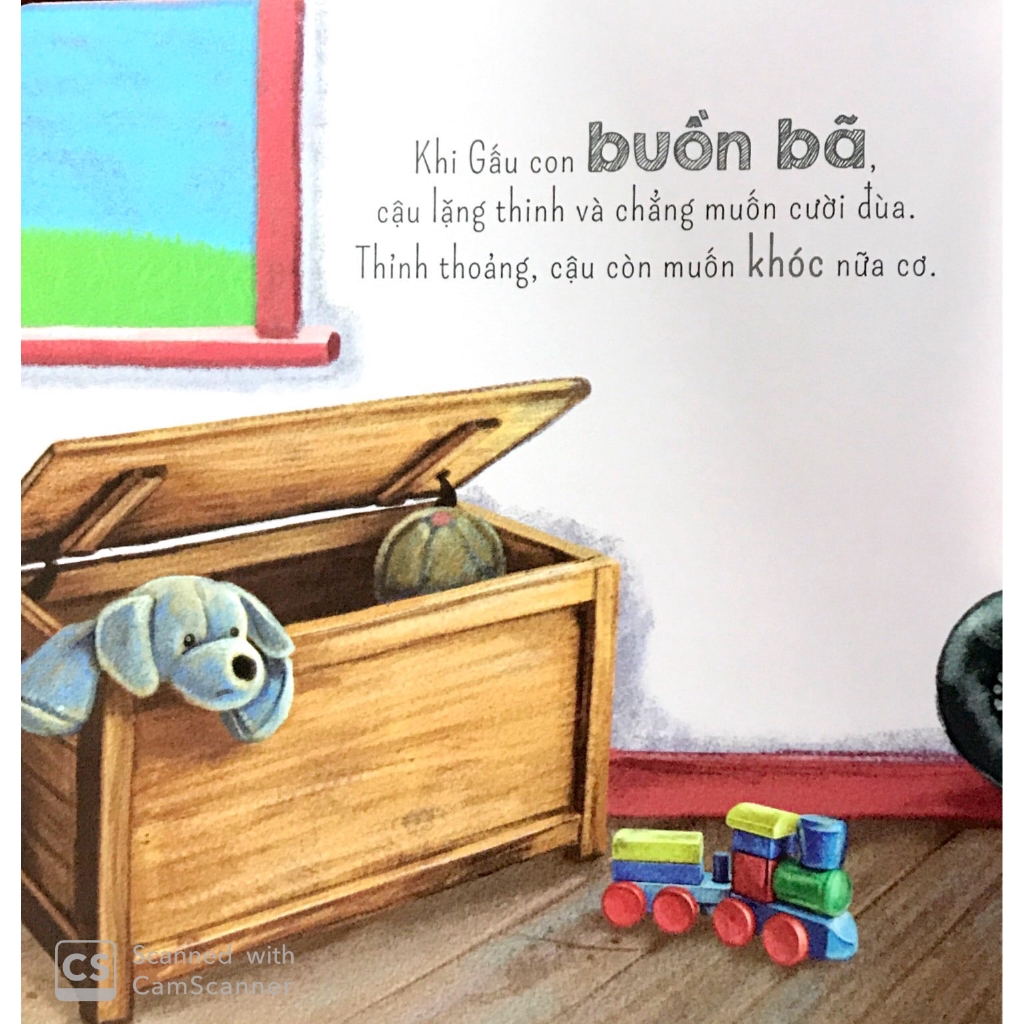 Sách - Hôm Nay Con Thấy Thế Nào? Gấu Con Buồn Bã