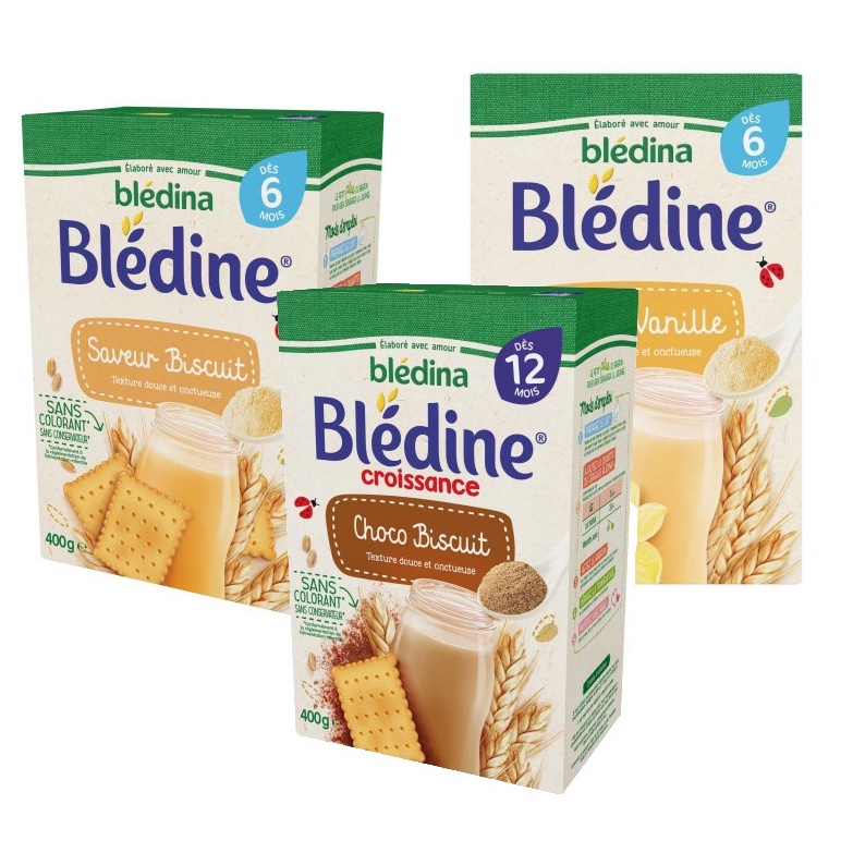 Bột lắc sữa Bledina Pháp cho bé từ 4m+