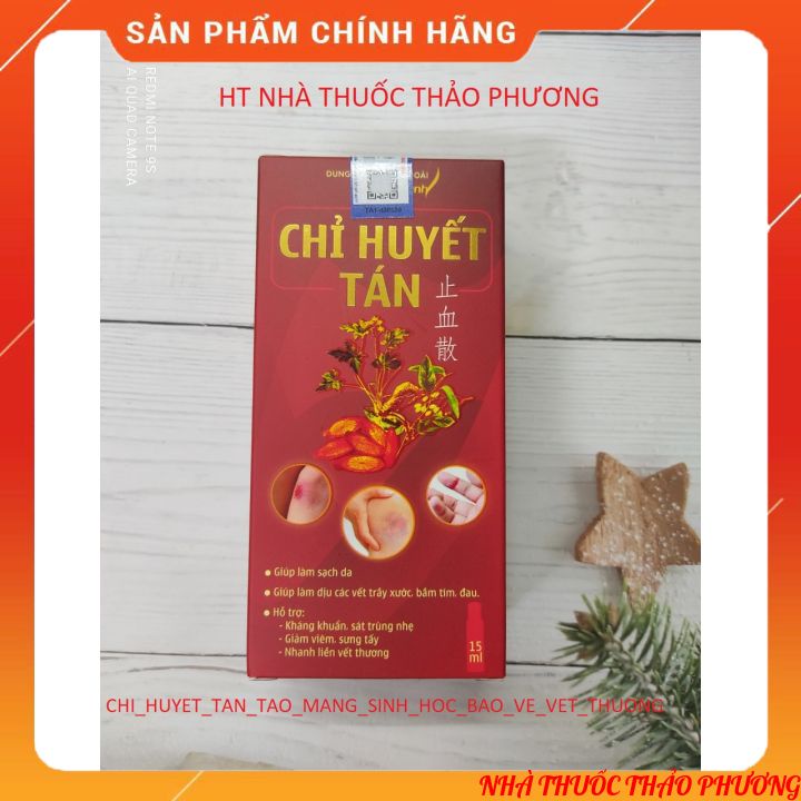 Xịt vết thương tạo màng sinh học CHỈ HUYẾT TÁN bảo vệ vết thương khỏi tình trạng sưng tấy,bội nhiễm nguồn gốc Đông y
