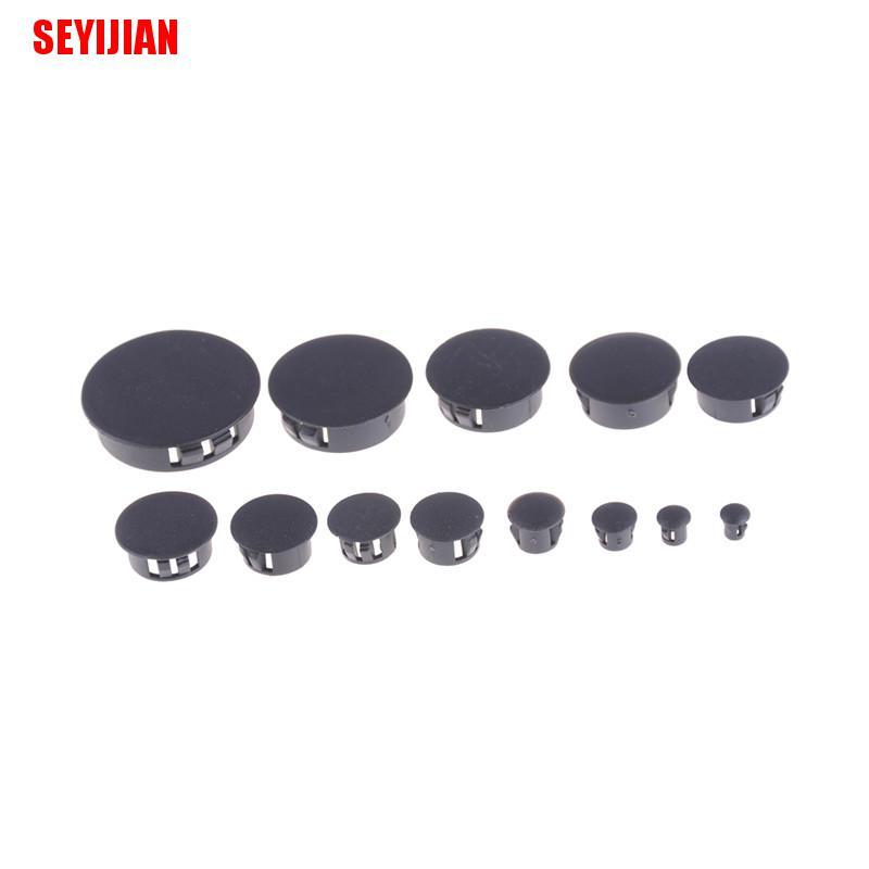 Bộ 4 Nắp Nhựa Tròn Đậy Ống Nước Màu Đen Chuyên Dùng