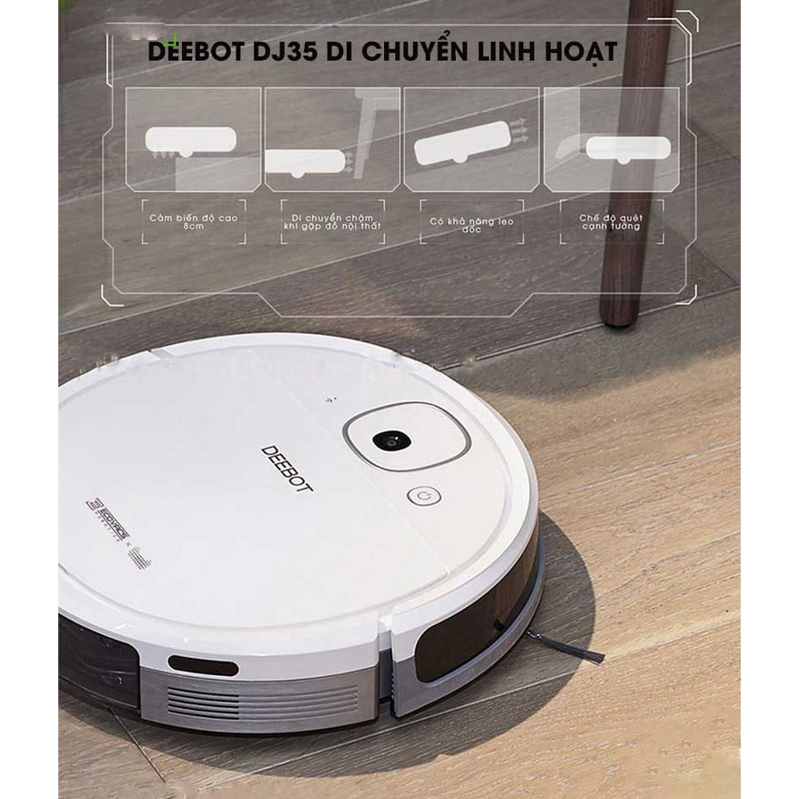 Robot hút bụi lau nhà Ecovacs DJ35 hàng trưng bày