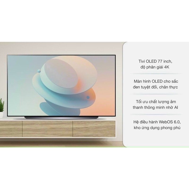 Smart Tivi OLED LG 4K 77 inch 77C1PTA