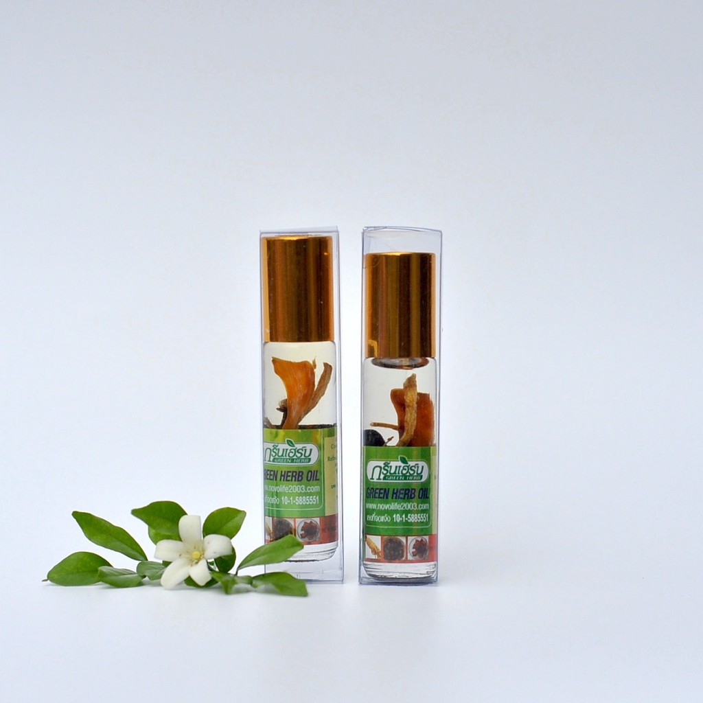 Bộ 5 Chai Dầu Gió Gingsen Nhân Sâm Thái Lan (Mỗi Chai 8ml)