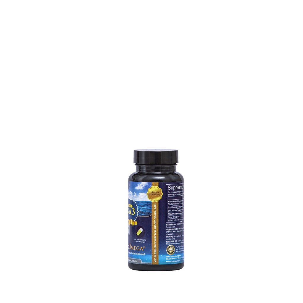 Dầu cá tươi Vita Signature Alask Omega 3 Fish Oil 100 viên/hũ