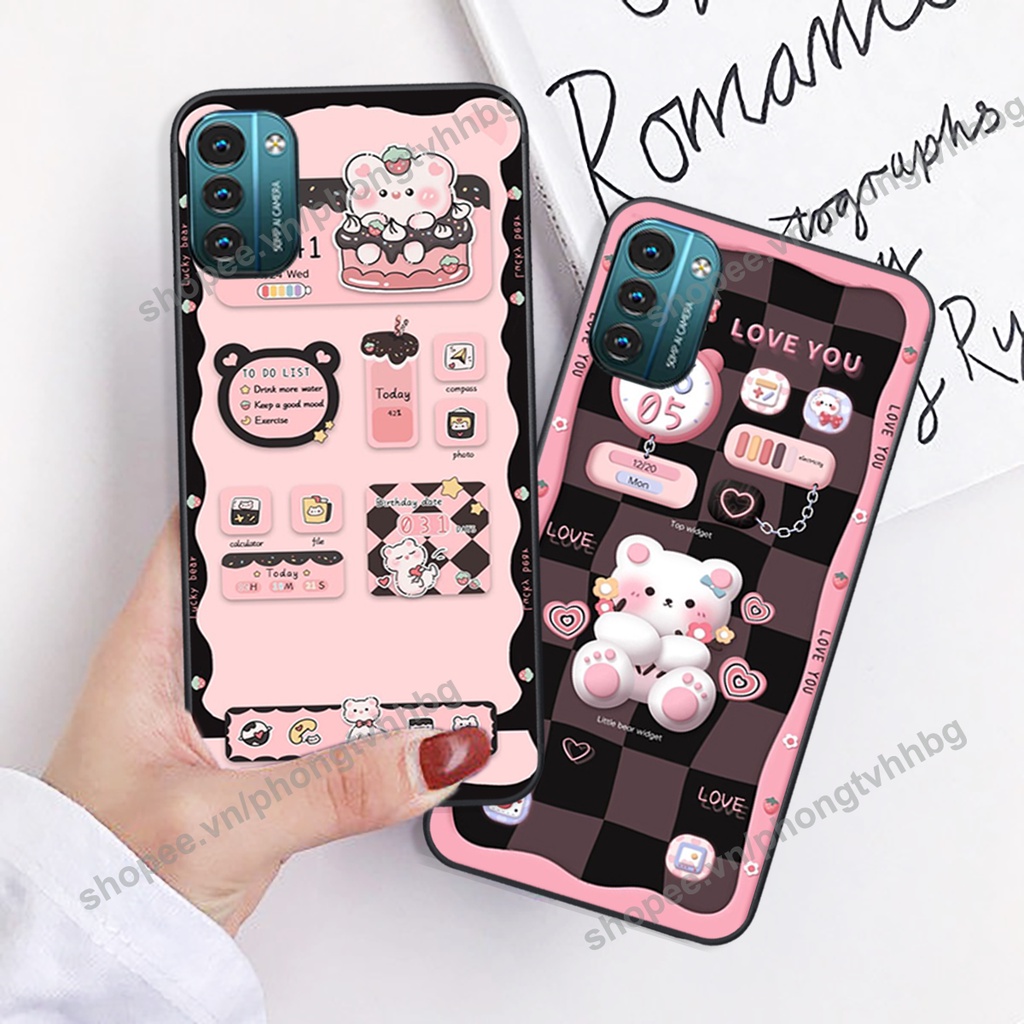 Ốp lưng Nokia G11 - Nokia G21 - Nokia 8.3 - Nokia X5 - Nokia X6 gấu,thỏ trắng , đồng hồ dễ thương cute cực đẹp