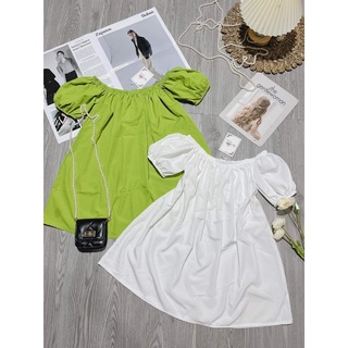 Áo trễ vai baby doll