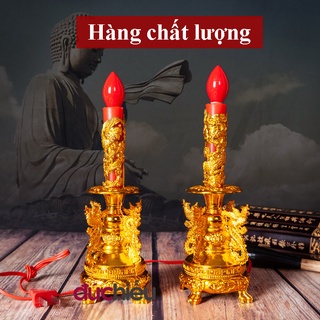 Nến điện thờ cúng để bàn thờ Phật ( 1 cây ), Quan Âm, Ông Bà cao 31cm – Đức Hiếu Shop