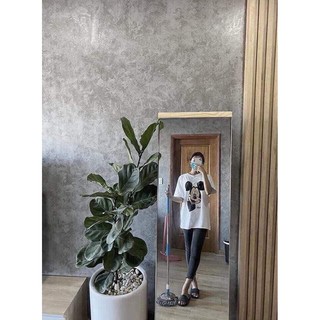 (tặng kèm dụng cụ ) giấy dán tường xi măng