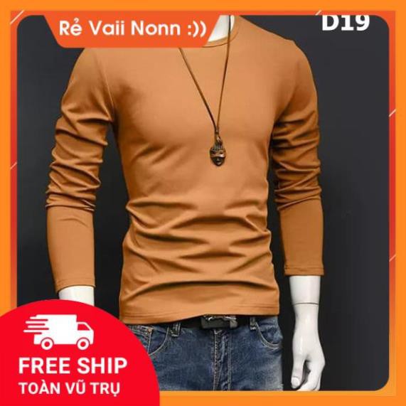 ❤️FREESHIP❤️ Áo thu đông nam dài tay cổ tròn dáng body thời trang | BigBuy360 - bigbuy360.vn