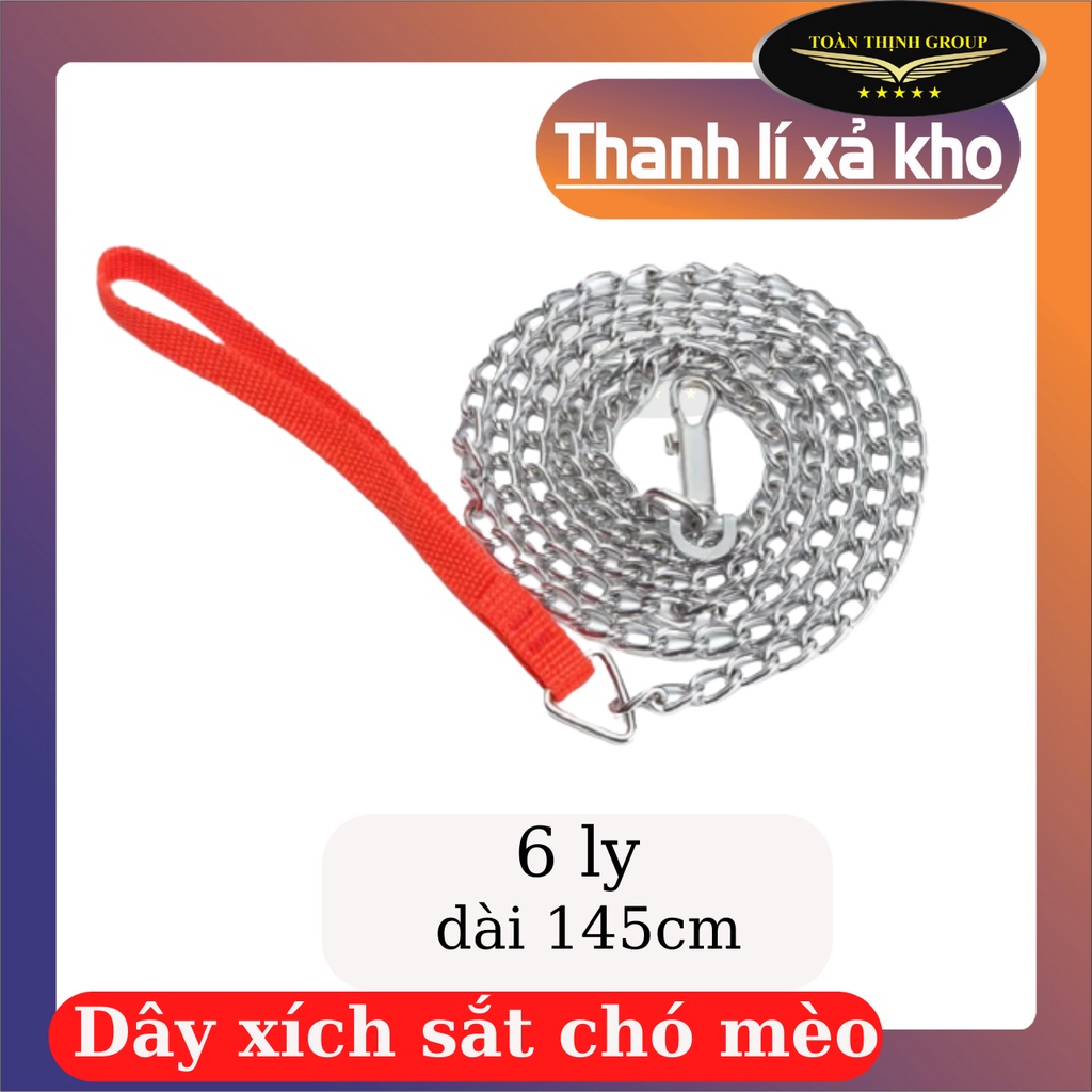Dây Xích Chó Mèo Chất Liệu Sắt Đảm Bảo Chất Lượng, Chắc Chắn