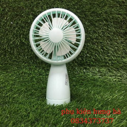 Quạt tích điện cầm tay NO.666 ,  để bàn được , có 4 màu đen ,xanh, trắng ,hồng như hình | BigBuy360 - bigbuy360.vn