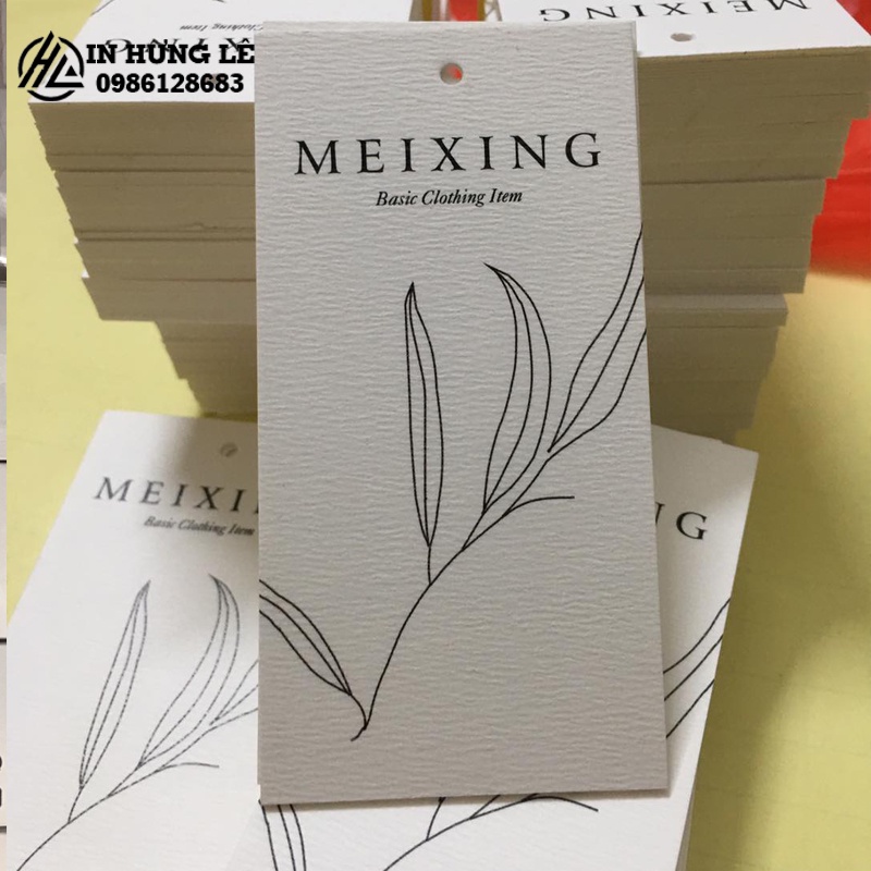 Tag mác thẻ treo quầo áo # FREE THIẾT KẾ# cam kết rẻ nhất, in đẹp, lấy ngay