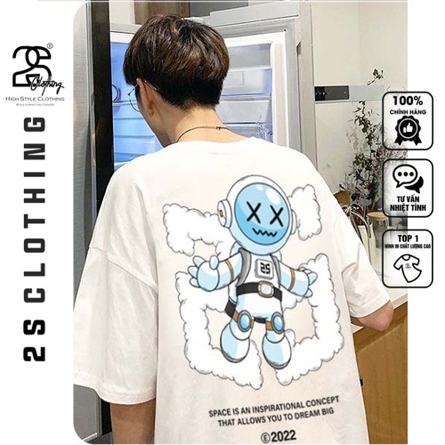 Áo Thun Nam Form Rộng 2s Clothing Áo Phông Cổ Tròn Tay Lỡ Basic Cotton Oversize Giá Rẻ In Hình SG27