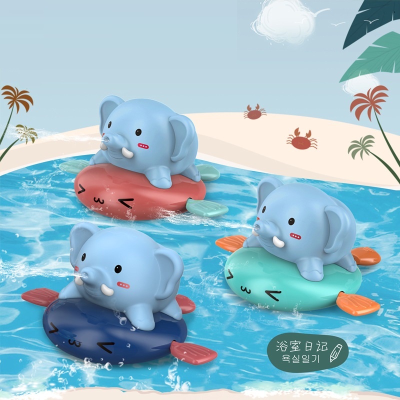 Đồ Chơi Nhà Tắm Cho Bé Thú Bơi Lội Thả Bồn Tắm Rùa, Vịt, Ếch, Heo, Bò Vặn Cót Vui Nhộn