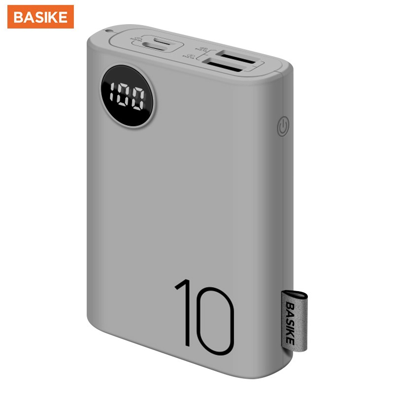 Basike-PF23P Pin Sạc Dự Phòng 10000 mAh Có Đèn LED Hiển Thị