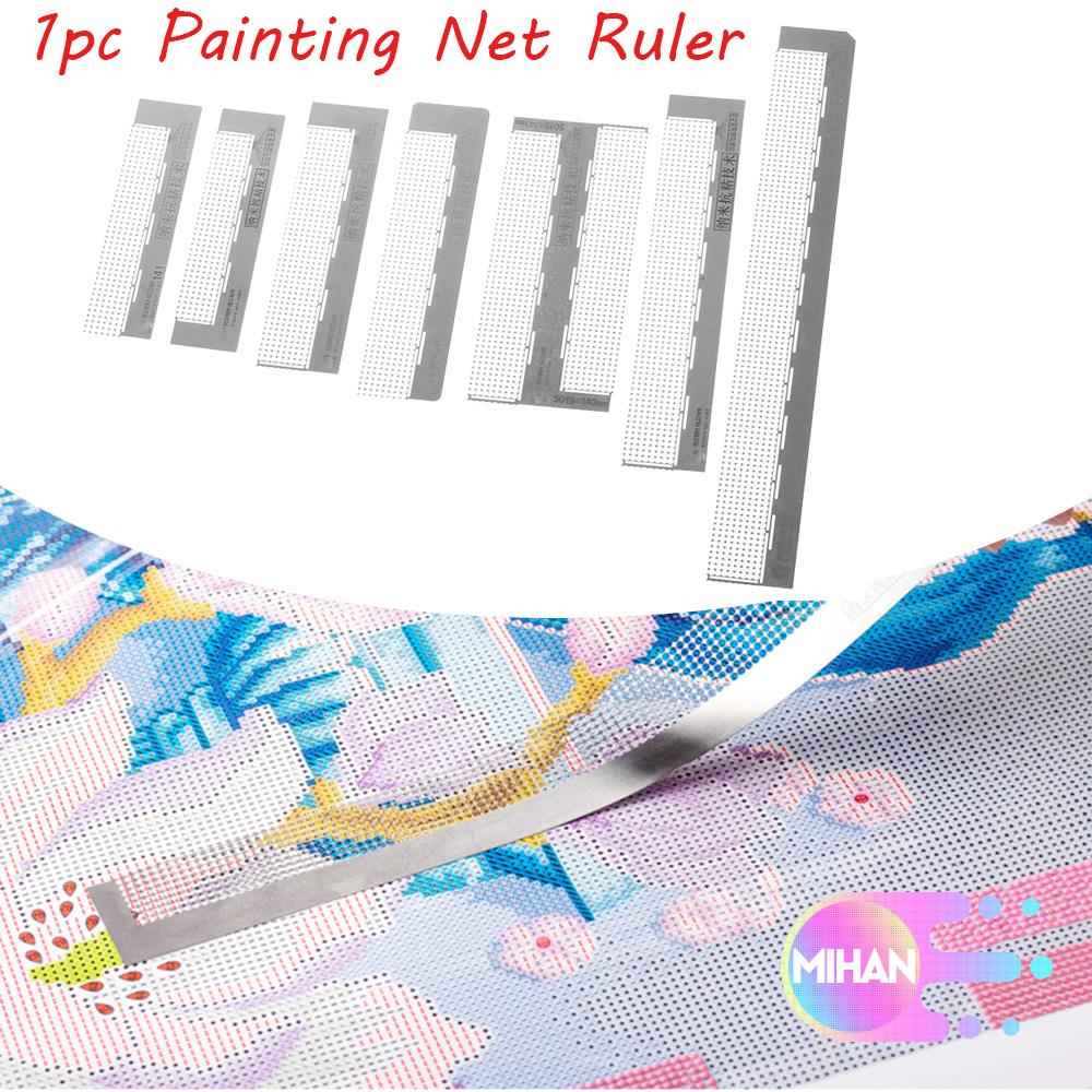 Thước lưới đính đá 50 ngăn 141mm 140mm chống dính dễ sử dụng làm đồ trang sức DIY