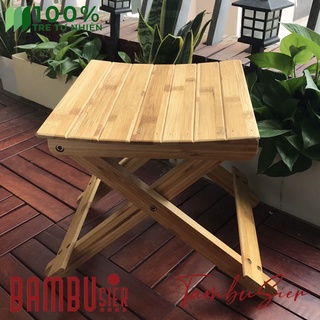 Ghế gỗ tre gấp gọn