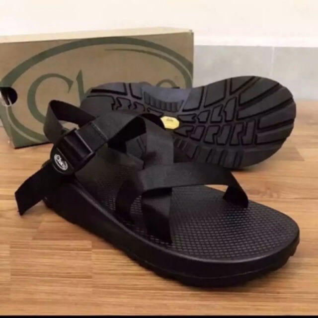 dép sandal quai đu mềm đế cao su đen (free ship)