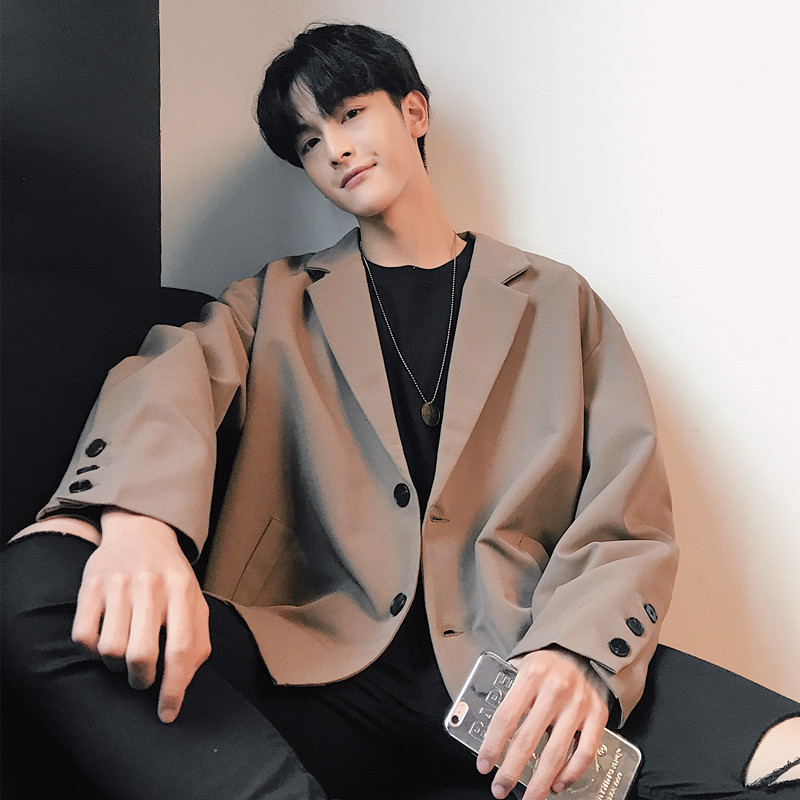 ♞AFF LIGE♞ Áo blazer dáng rộng phong cách Hàn Quốc cho nam | BigBuy360 - bigbuy360.vn