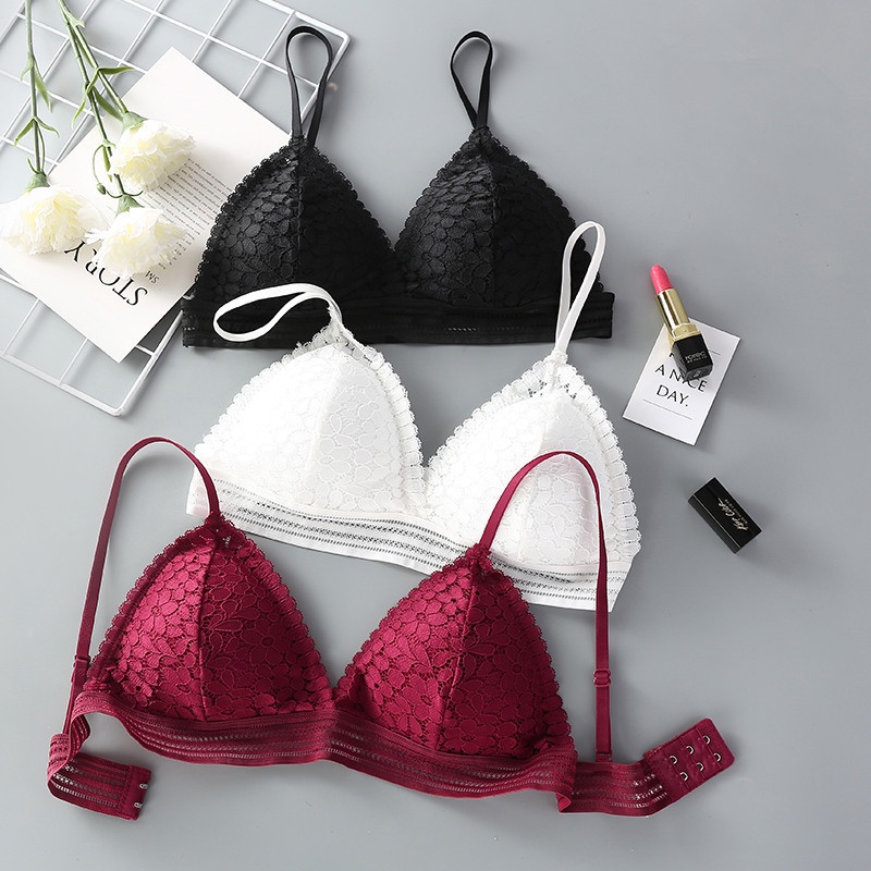 ÁO BRA NỮ REN HOA ⭐FREESHIP⭐ BRA NỮ MÚT MỎNG -ÁO NGỰC KHÔNG GỌNG SEXY A7313