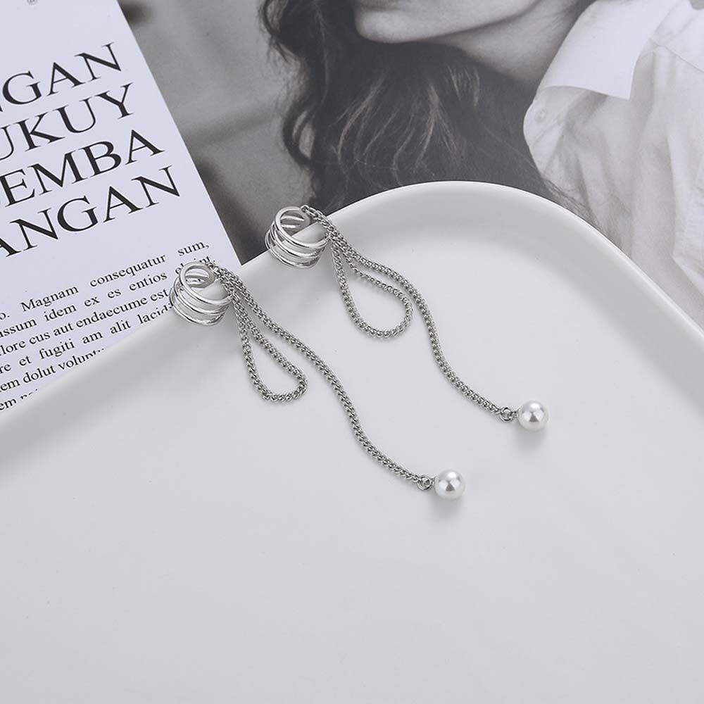 MOCHO Bông Tai Dạng Kẹp Không Cần Lỗ Bằng Đồng Phong Cách Hàn Quốc Cá Tính Cho Nữ