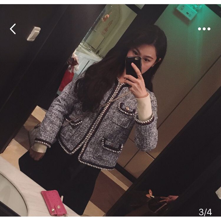 Áo tweed zara