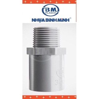 Nối,măng sông răng ngoài PVC Bình Minh