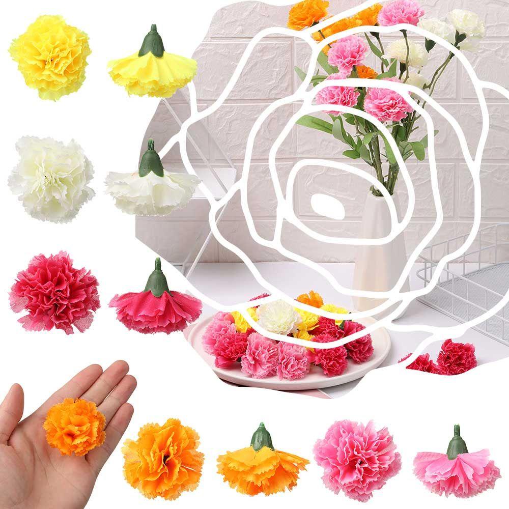 LONTIME Set 10 Bông Hoa Giả Trang Trí Tiệc Cưới / Giáng Sinh