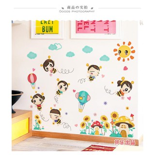 Decal Dán Tường Hình Con Ong