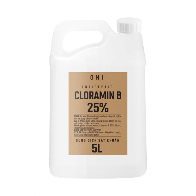 Dung dịch sát khuẩn Cloramin B 25%