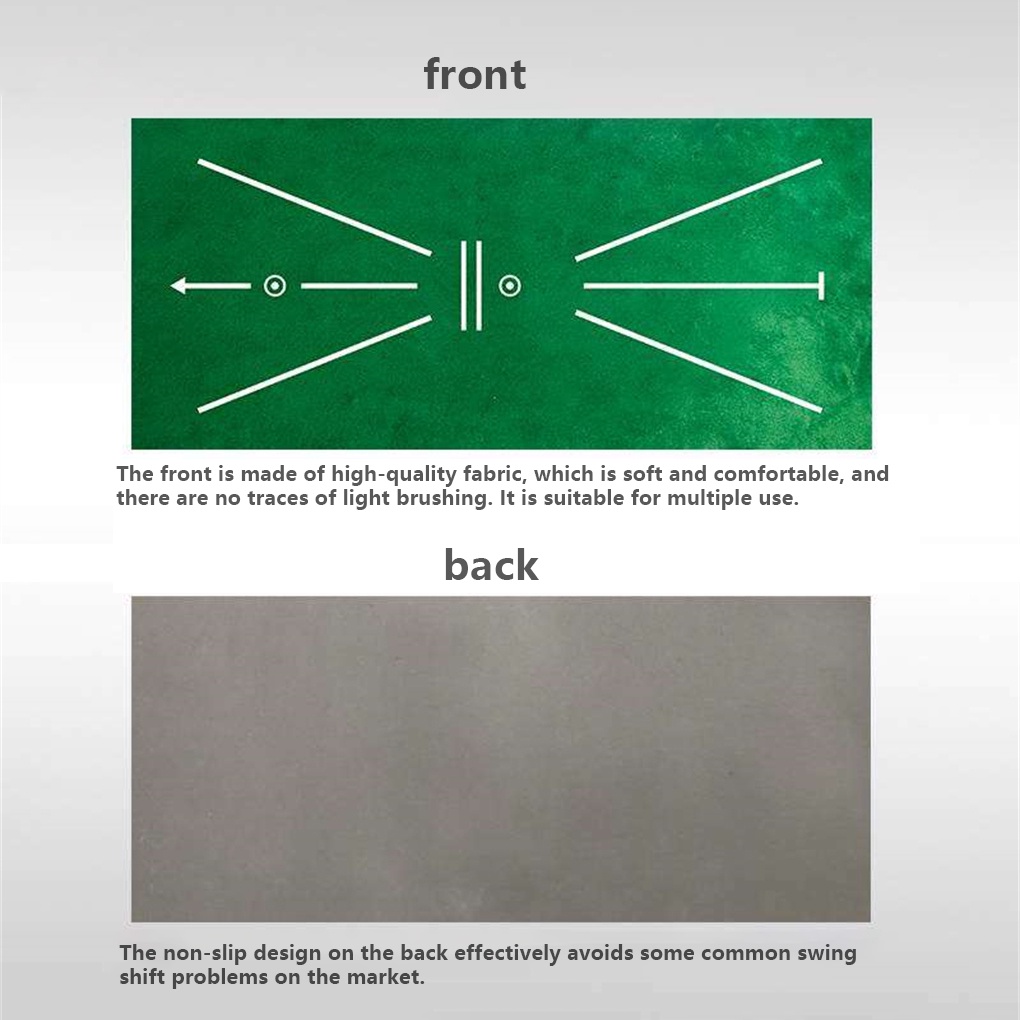 [GLOBAL] Golf Training Mat Portable Swing Detection Batting Trace Driving Range Practice Marks Pad Accessories Home