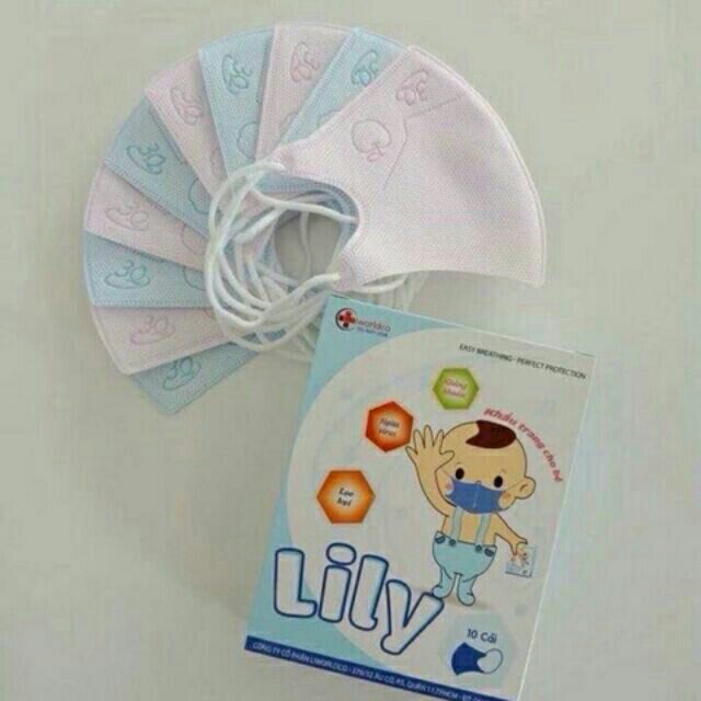 Hộp khau trang y te lily 10c | BigBuy360 - bigbuy360.vn