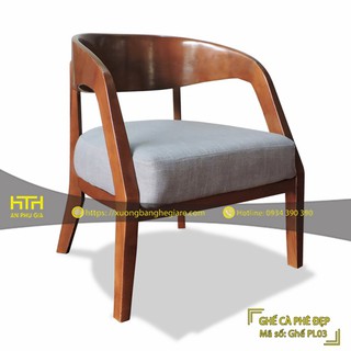 GHẾ SOFA GỖ CAFE PL03 GIÁ RẺ