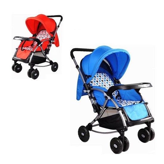 Xe đẩy cho bé 2 chiều gấp gọn Baobaohao 720W có bập bênh cho bé - Hàng chính hãng